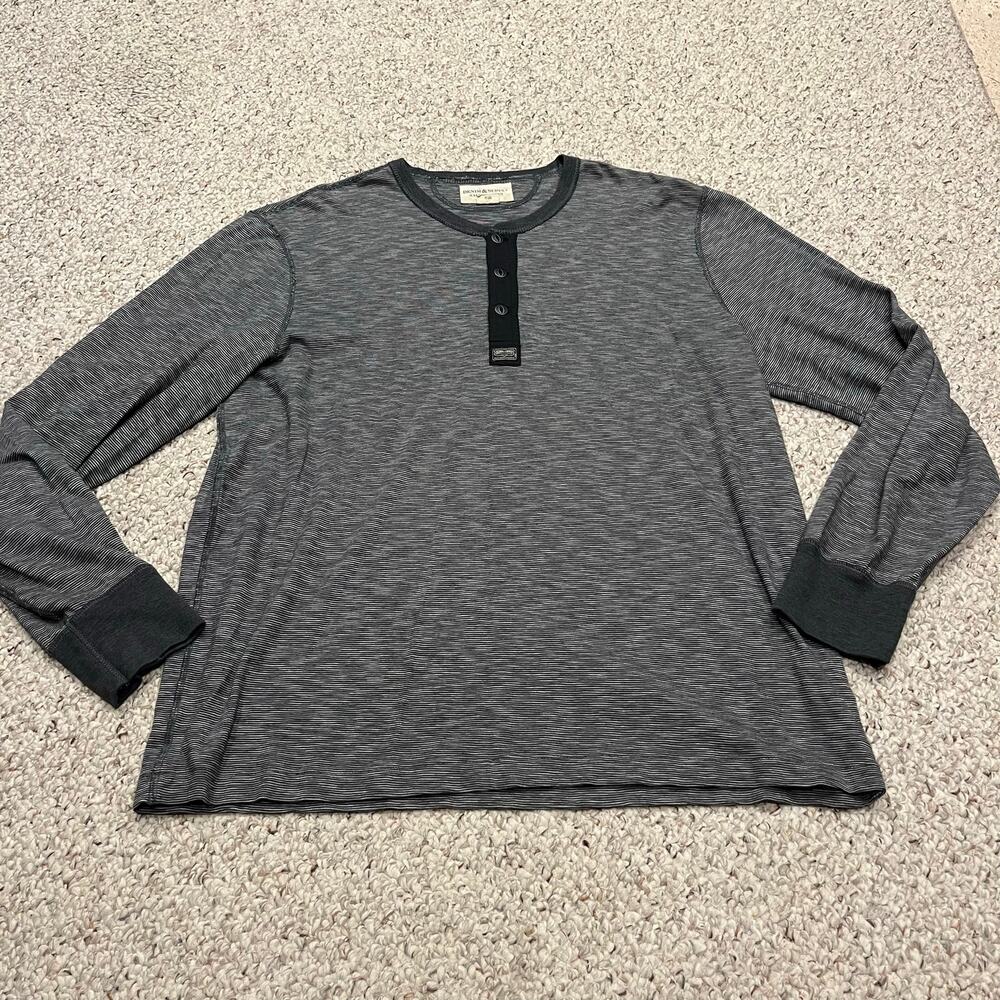 Denim & Supply Ralph Lauren Long Sleeve Henley Tee XXL Western Preppy Outdoor